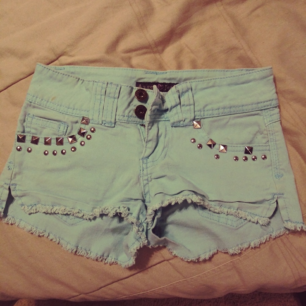 Angels brand blue jean shorts